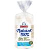 Pan molde natural 100% sin corteza bimbo, paquete 450 g