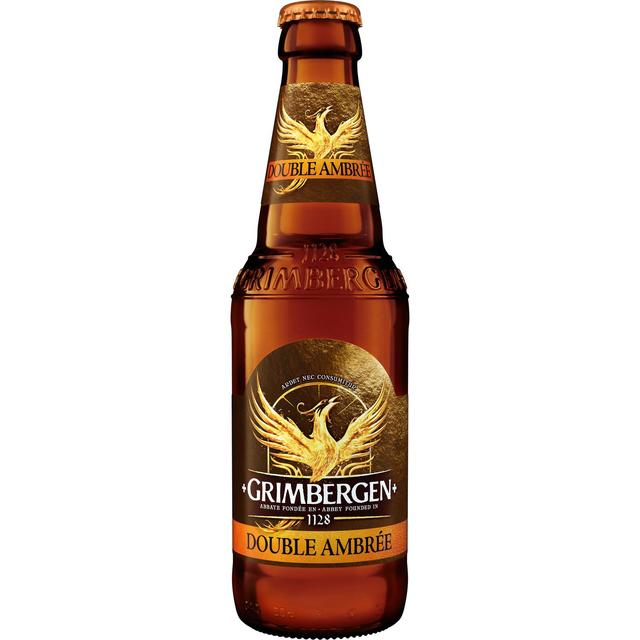 Cerveza abadía Grimbergen Double Ambrée botella 33cl