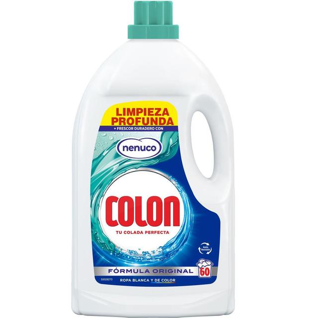 Detergente gel nenuco colon, garrafa 60 dosis