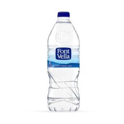 Agua mineral Font Vella natural 1 l