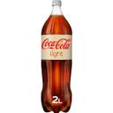 Refresco de cola light sin cafeína coca cola, botella 2 litros