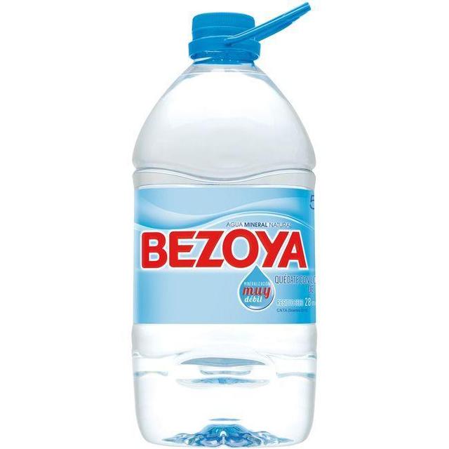 Agua mineral bezoya, garrafa 5 litros