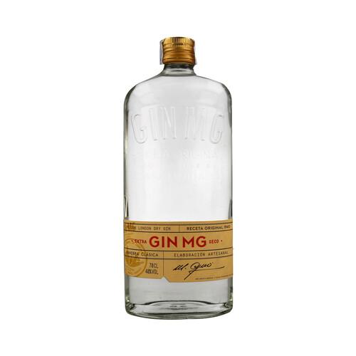 MG Ginebra extra seca tipo London dry botella de 70 cl