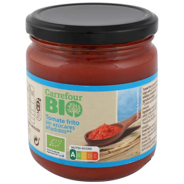 Tomate frito sin azúcar añadido ecológico Carrefour Bio 240 g