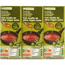 Tomate frito con a. de oliva virgen extra eroski, pack 3x200 g