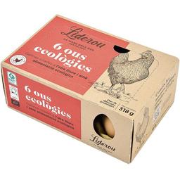Huevo ecológico l/m liderou, 6 uds