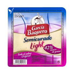 GARCÍA BAQUERO Queso mezcla semicurado light de vaca, cabra y oveja GARCÍA BAQUERO, 250 g