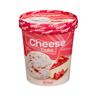 Helado tarta de queso Hacendado con fresas