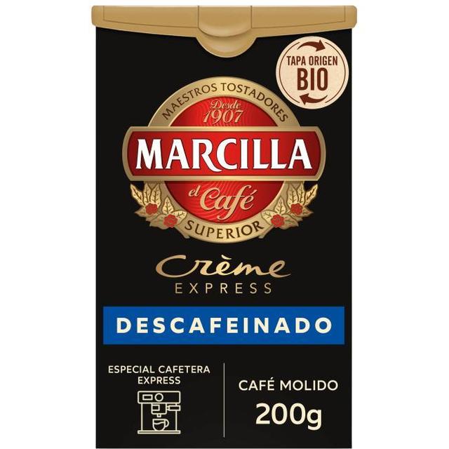 Café express descafeinado mezcla marcilla, click pack 200 g