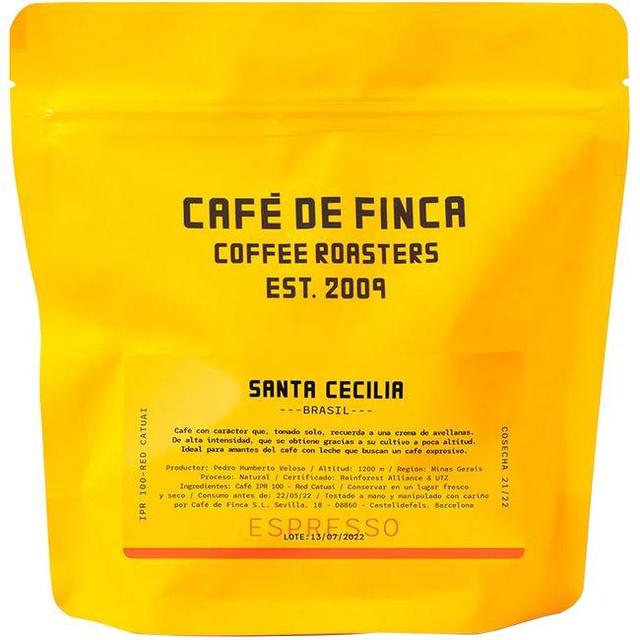 Café espresso molido finca santa cecilia cafe de finca, 250 g
