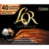 Café origen colombia compatible nespresso l'or, caja 40 uds