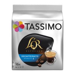 Café cápsulas TASSIMO L'Or descafeinado 16 uds. 105,6 g