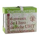 LA COLMENAREÑA Leche semidesnatada 6 x 1 l