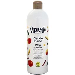 Gel baño de mango y canela vitarelle, bote 750 ml