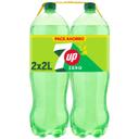 SEVEN UP Refresco lima-limón sin azúcar pack 2 uds. x 2 l