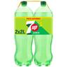 Refresco de lima limón sin azúcar seven up zero, pack 2x2 litros