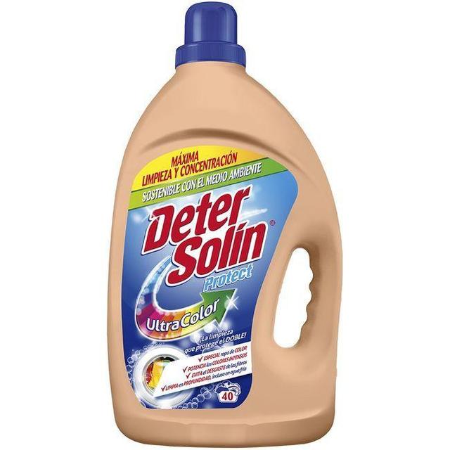 Detergente líquido ultra color detersolin, garrafa 37 dosis