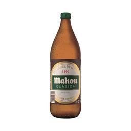 MAHOU CLASICA Cerveza Botella 1 Litro