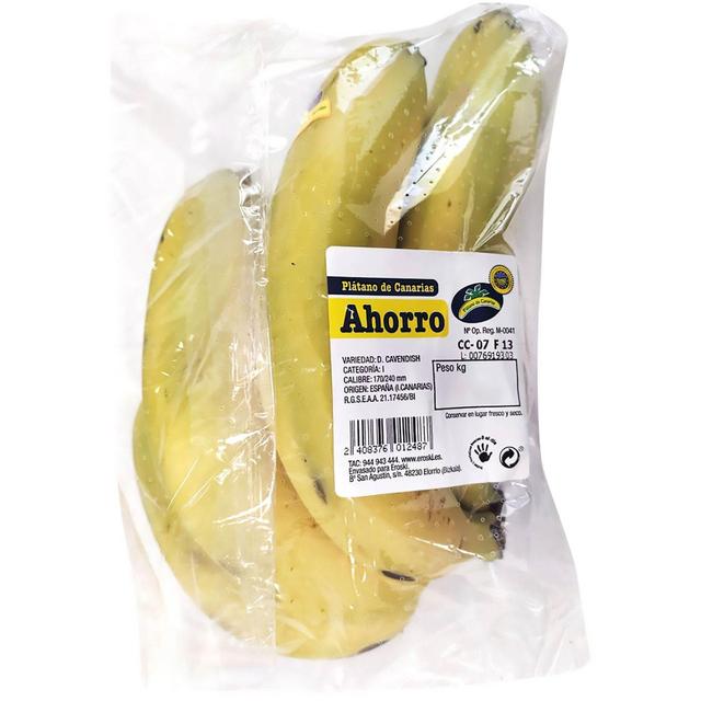 Plátano de canarias igp, al peso, compra mínima 1 kg