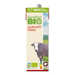 Leche entera ecológica Carrefour Bio brik 1 l