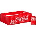 COCA COLA Refresco de cola pack 24 latas de 33 cl