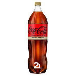 Refresco cola Coca-Cola botella 2l zero zero sin cafeína