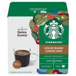 Café house blend en cápsulas Starbucks compatible con Dolce Gusto 12 unidades de 10 g