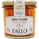 Atún claro en aceite de girasol ezpeleta zallo, frasco 220 g