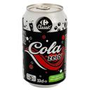 Cola Carrefour Classic' zero lata 33 cl