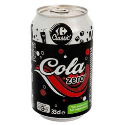 Cola Carrefour Classic' zero lata 33 cl