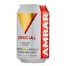 Cerveza especial Ambar lata 33 cl