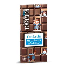 Chocolate con leche sin azúcares añadidos Temptation de Dia 100 g