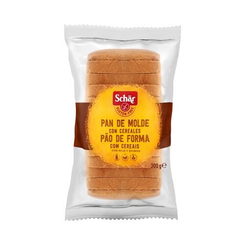 SCHÄR Pan de molde sin gluten con cereales SCHÄR 300 g