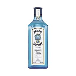 BOMBAY Sapphire Ginebra inglesa tipo London dry gin botella 70 cl.