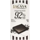 Chocolate 92% cacao lacasa, tableta 100 g