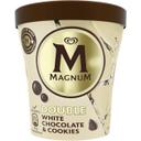Helado de chocolate blanco&cookies magnum, tarrina 300 g
