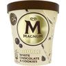 Helado de chocolate blanco&cookies magnum, tarrina 300 g