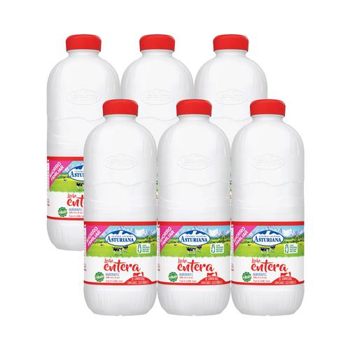 CENTRAL LECHERA ASTURIANA Leche de vaca entera de origen español 6 x 2.2 l