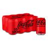 Refresco de cola zero Coca-Cola lata 12 x 33 cl