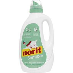 Detergente líquido piel sensibles norit, garrafa 40 dosis