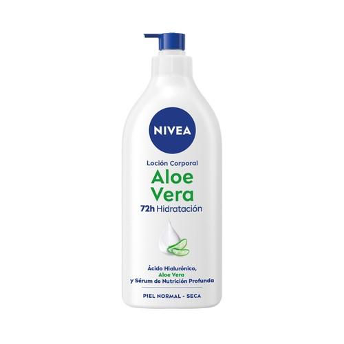 NIVEA Loción corporal hidratante con aloe vera, para pieles normales a secas 625 ml