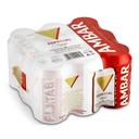 Cerveza Ambar Lager especial pack de 9 latas de 33 cl