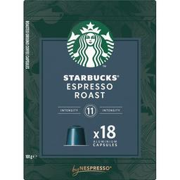 Café expresso roast compatible nespresso starbucks, caja 18 uds