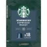 Café expresso roast compatible nespresso starbucks, caja 18 uds