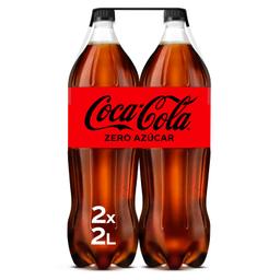 Coca Cola zero azúcar pack 2 botellas 2 l