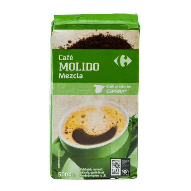 Café molido mezcla Carrefour 500 g