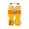 FANTA Refresco de naranja pack de 2 botellas x 2 l