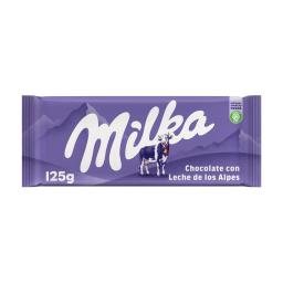 Chocolate con leche de los Alpes Milka 125 g