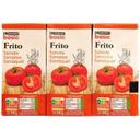 Tomate frito eroski basic, pack 3x390 g
