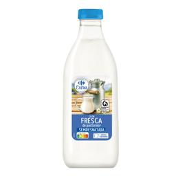 Leche semidesnatada fresca Carrefour botella 1 l